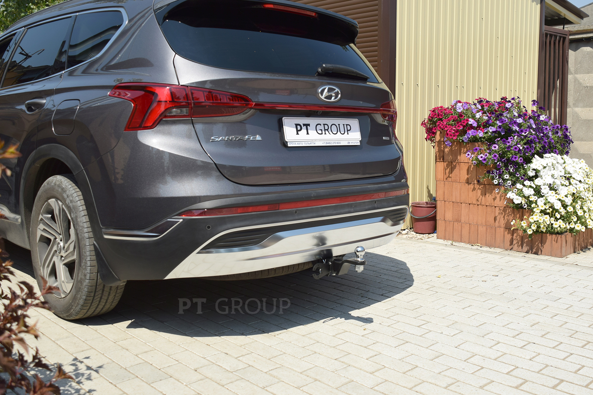 Фаркоп на Hyundai Santa Fe 2021-2023 /Kia Sorento 2020- Тип шара: E  PT GROUP