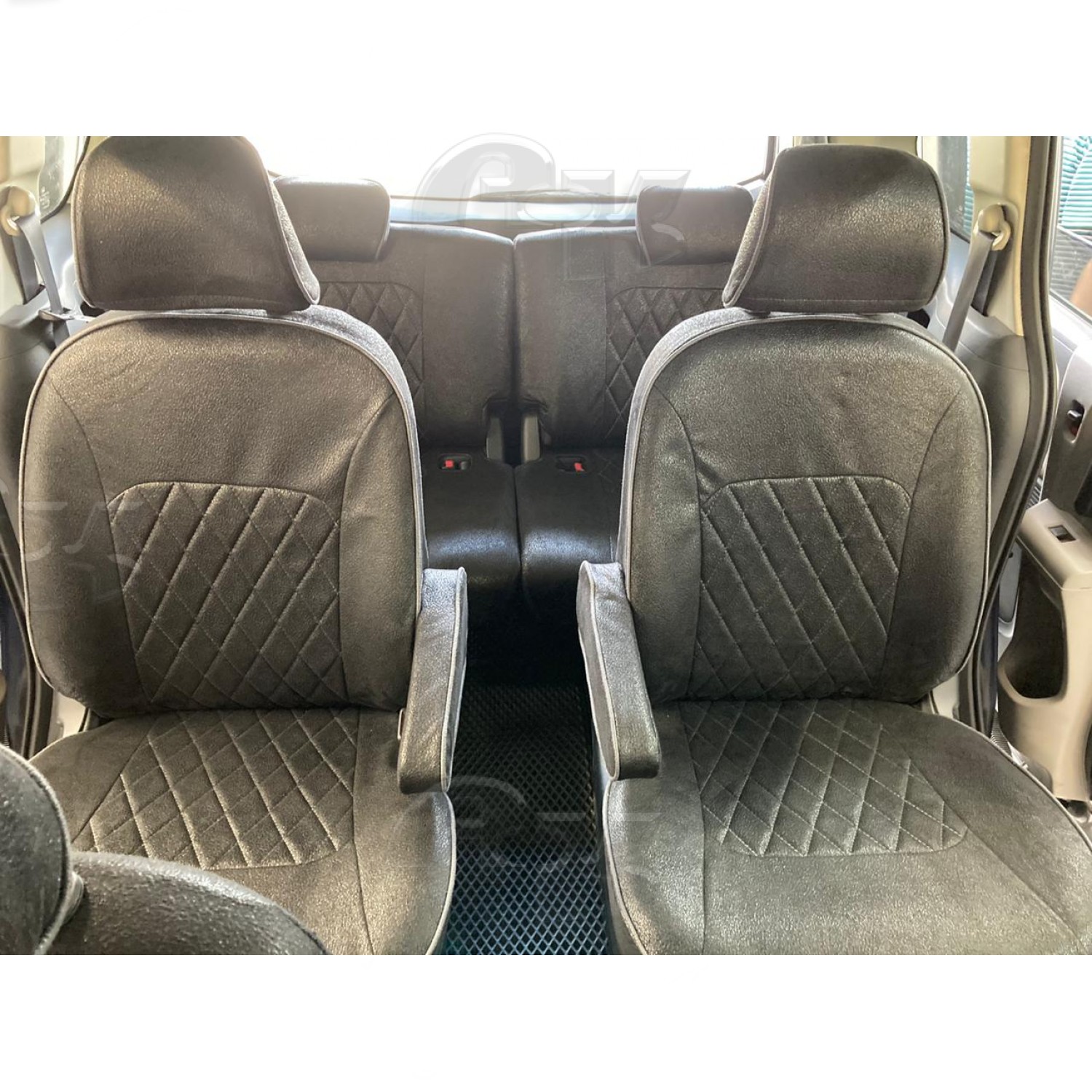 !Чехлы из экокожи Honda Freed I+r+r2 [GB] 05.2008-08.2016 40/40 (Мод.470.0) - 3 ряда Автокомфорт