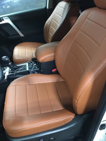 Чехлы Toyota Land Cruiser Prado 150 2017 - н.в. 5 мест Левый руль Автопилот