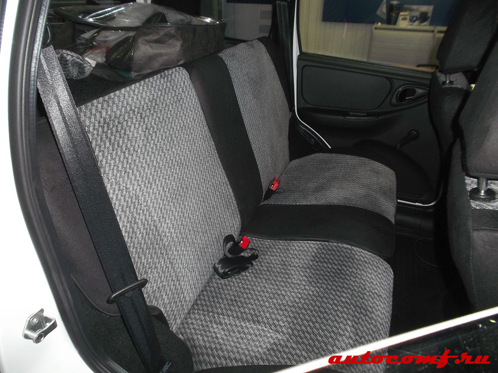 Чехлы из экокожи Chevrolet Niva Ir [FAM1] 01.2014-01.2017 (Мод.328.0) Автокомфорт