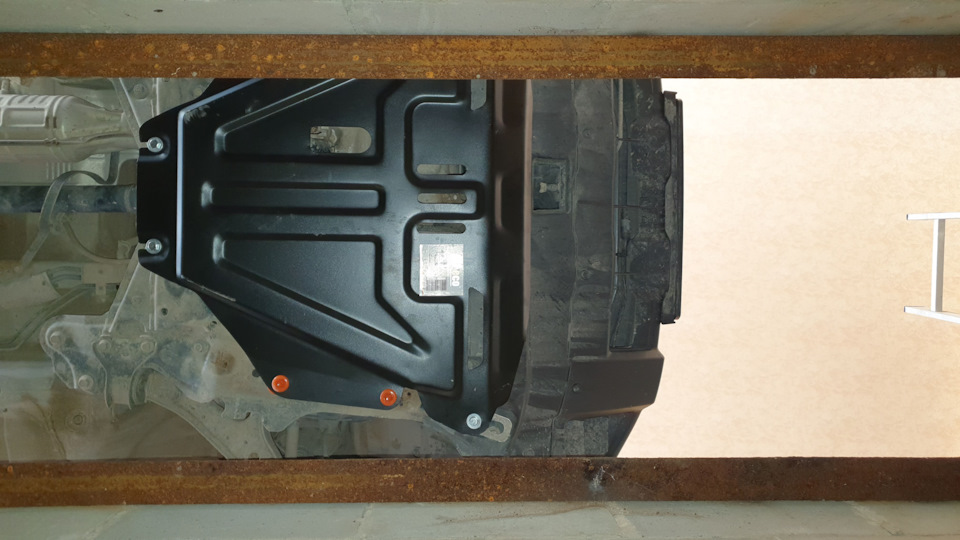 Защита картера и КПП Honda CR-V III 2006-2012 / Edix 4wd сталь 2мм