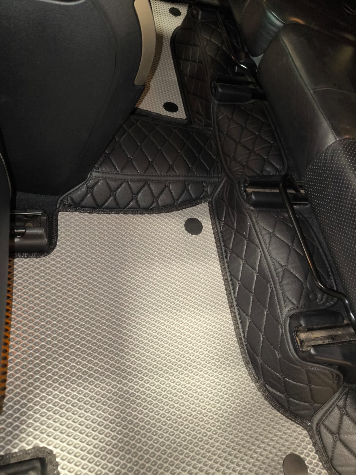 Кожаные коврики 3D в салон Lexus GX460 2010-> / Prado 150 7 местный