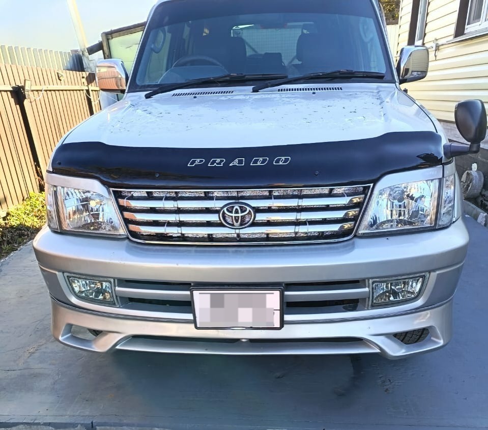 Утеплитель радиатора кожаный Toyota Land Cruiser Prado 95 1996 - 1999 №2