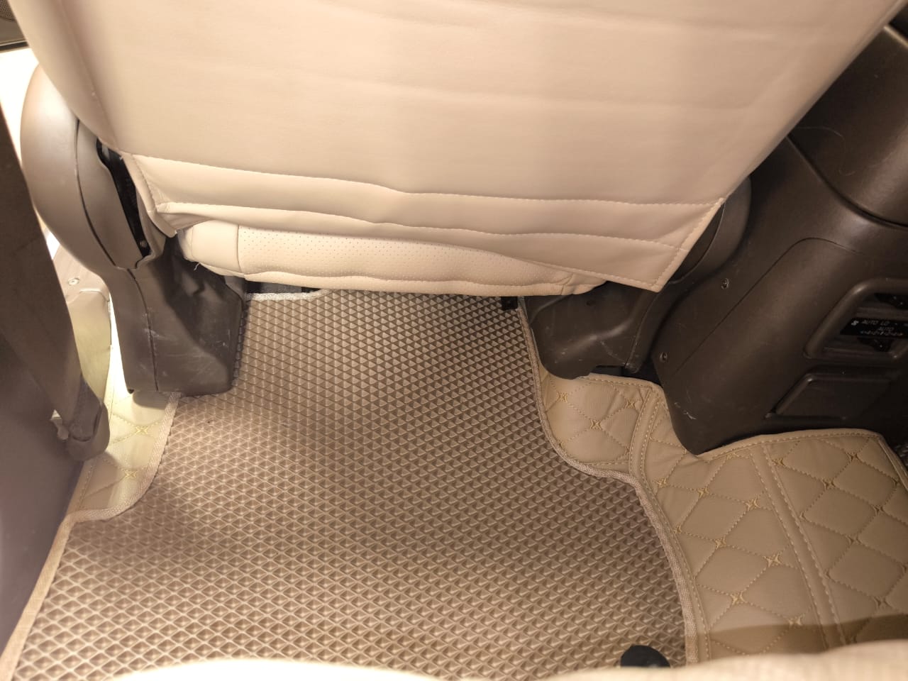 Кожаные коврики в салон 3D Toyota Land Cruiser Prado 95 60/40 правый руль