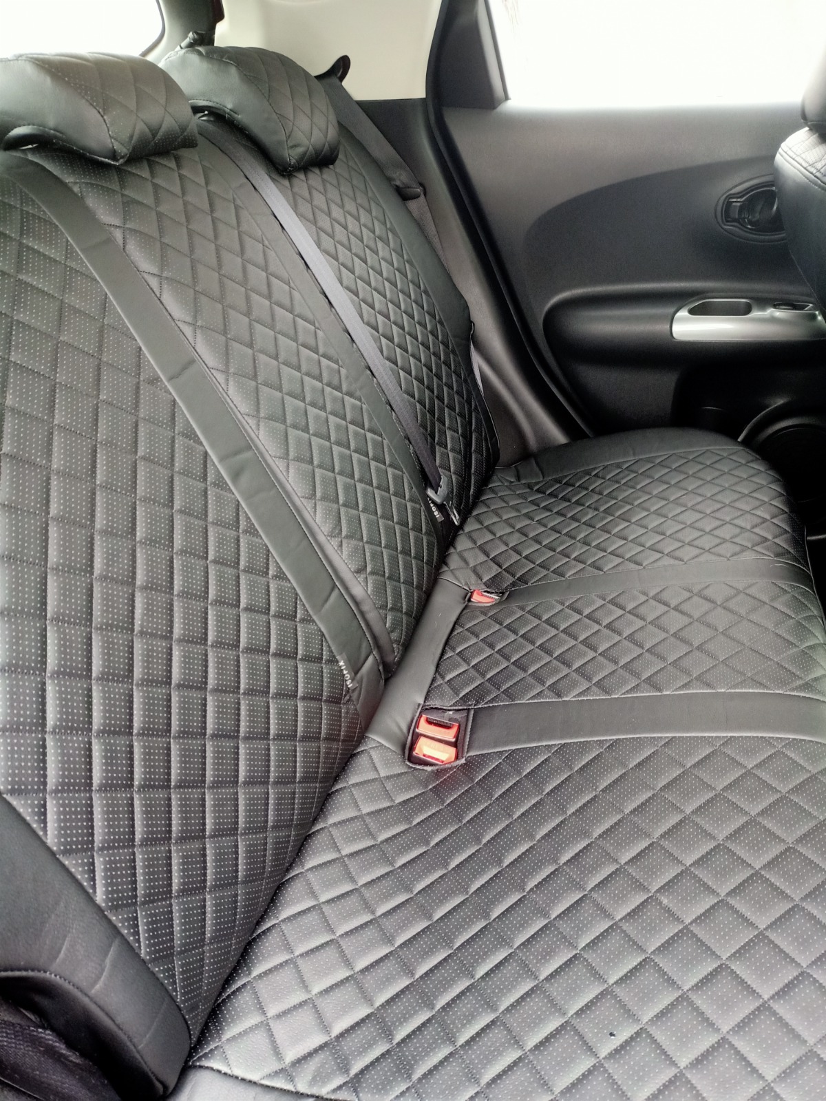 Чехлы из экокожи Nissan Juke Автостиль