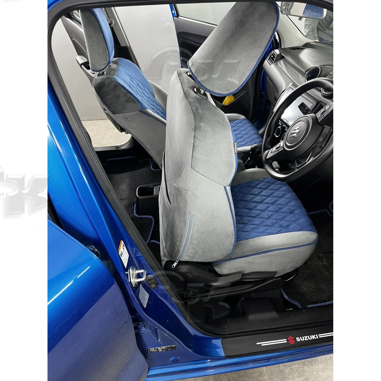 Чехлы из экокожи Suzuki Swift 2016 - 2021 60/40 без подл. Автокомфорт