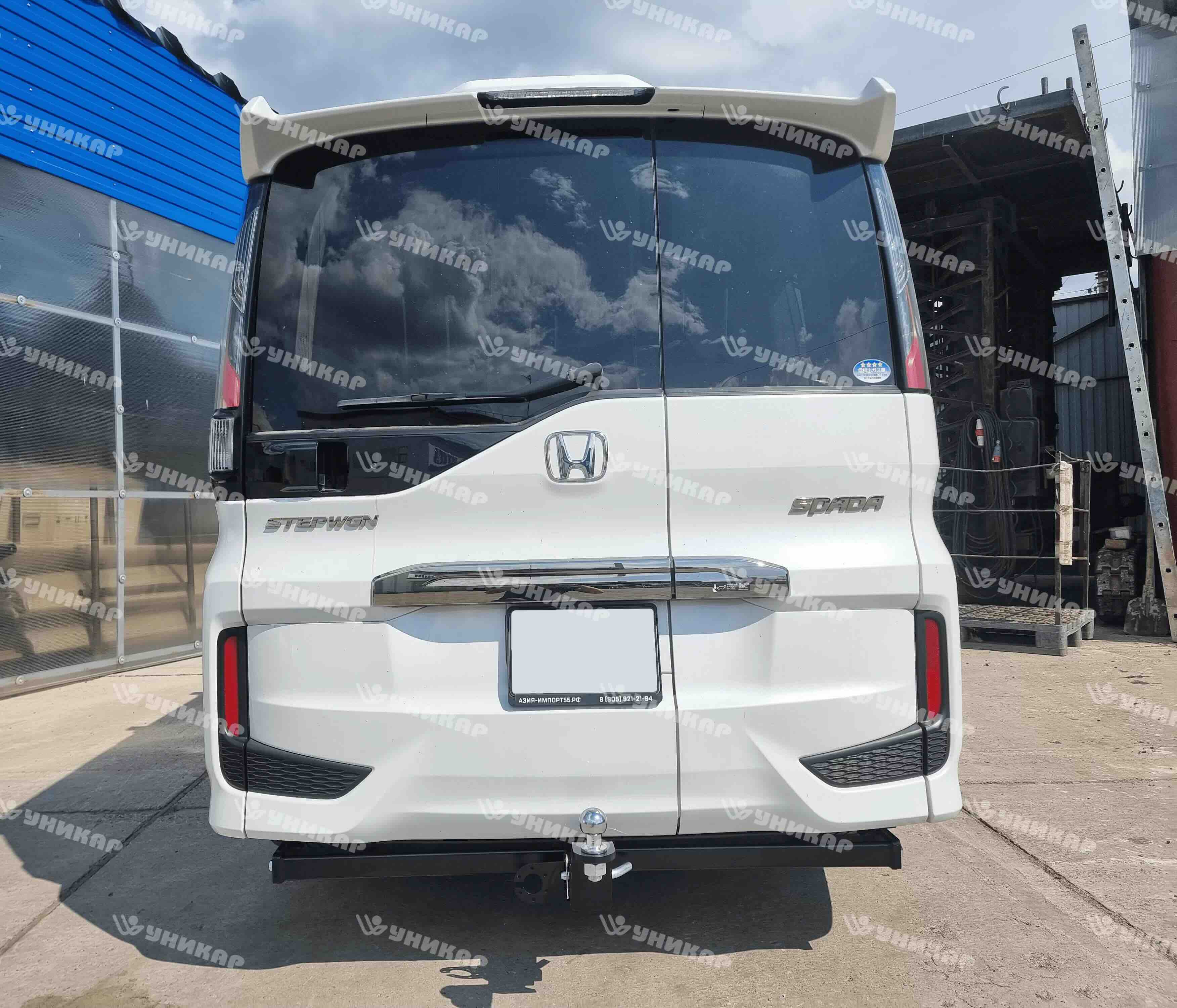 Фаркоп ТСУ Honda Stepwgn 2015-2021 тип E Уникар