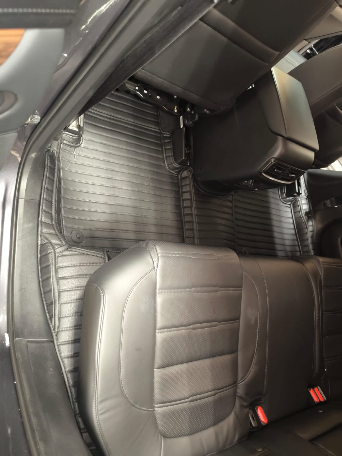 Кожаные коврики в салон 3D Honda CR-V (RW) 2016 - 2022 ( Левый руль 5 мест НЕ Гибрид)