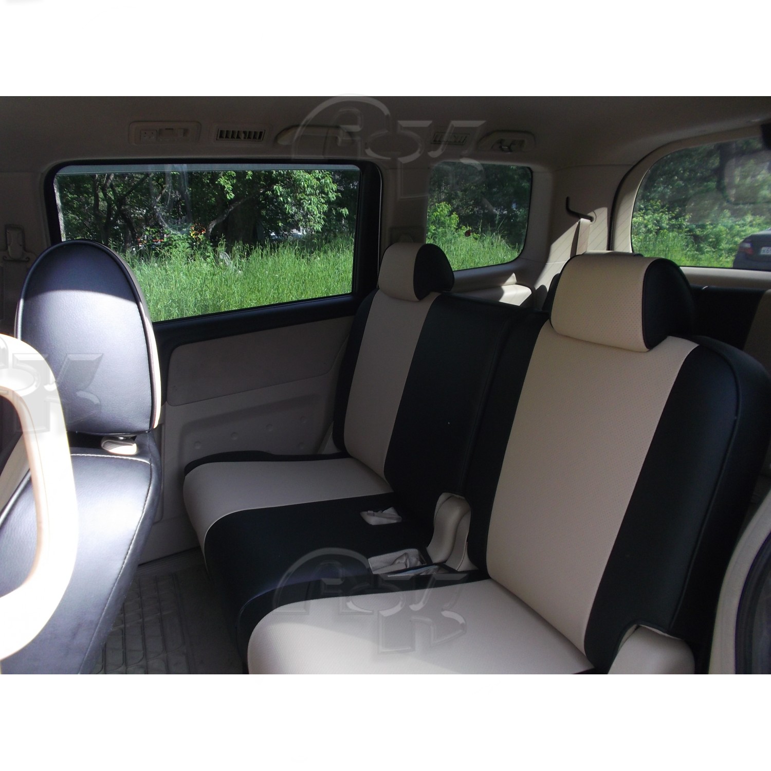 Чехлы из экокожи Honda Stepwgn III+r [RG] 05.2005-09.2009 (Мод.340.0) - 3 ряда Автокомфорт