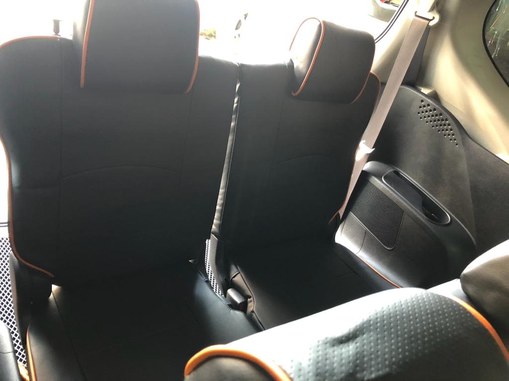 Чехлы из экокожи Toyota Sienta II (XP170) 2015-2022 50/50 без з.подл. (Мод.510.0) - 3 ряда Автокомфорт