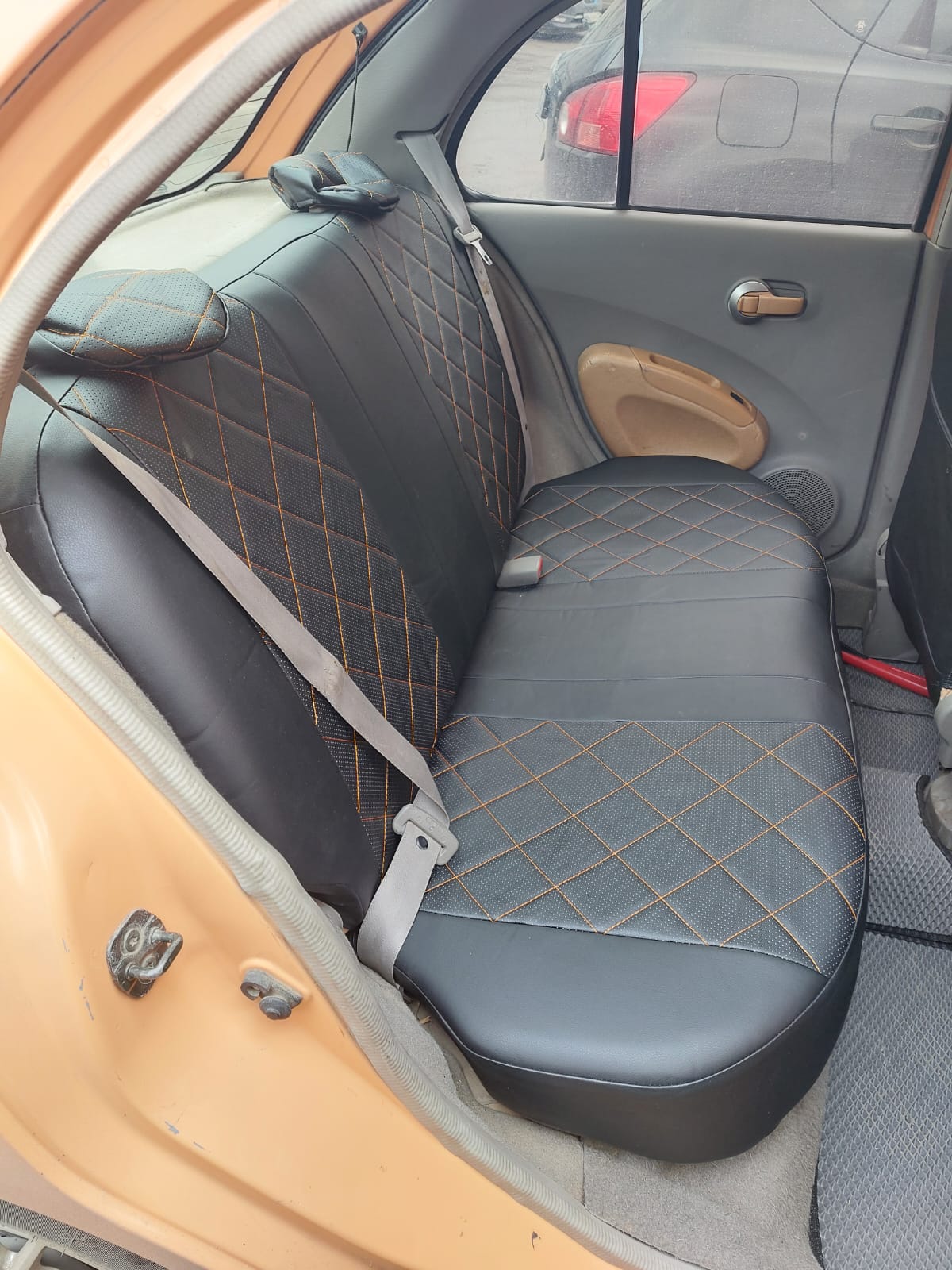 Чехлы Nissan March K12 2002-2008 сплошн.  Автостиль