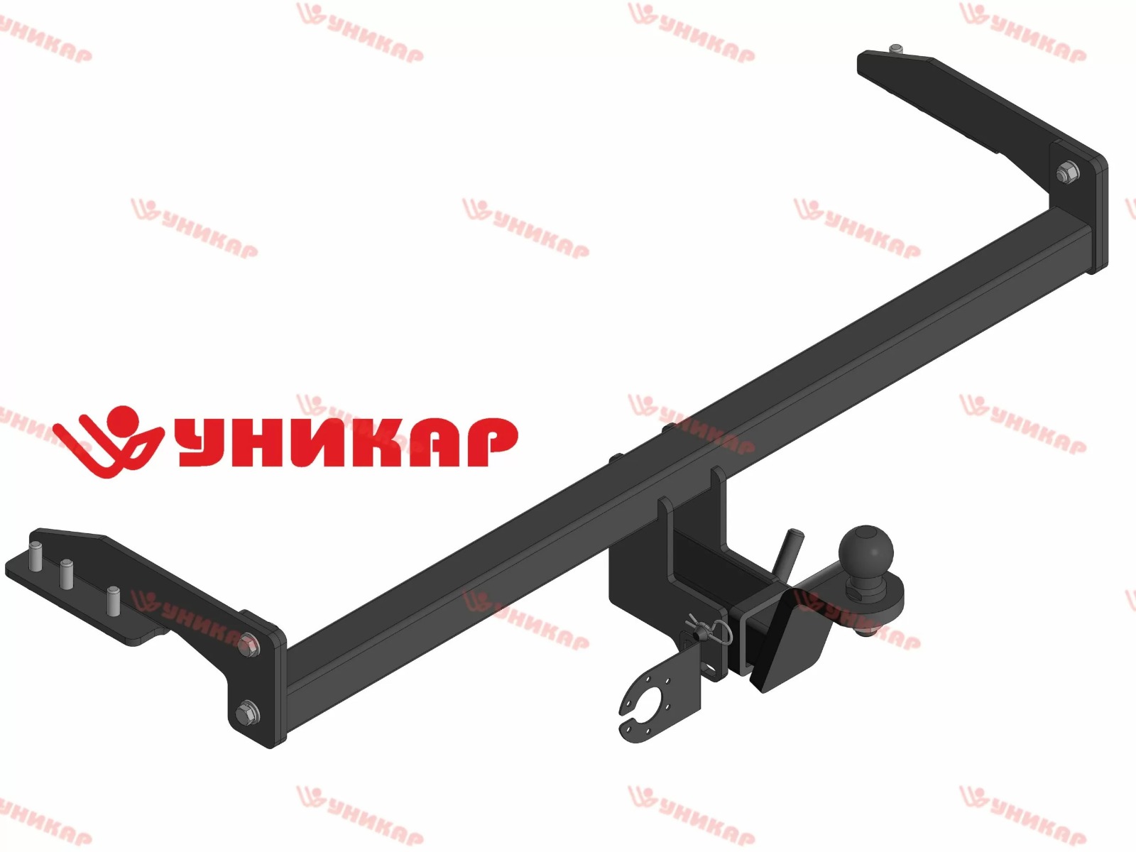 Фаркоп ТСУ Subaru Forester I, II поколение, год выпуска 1997-2008 (тип шара E) Уникар