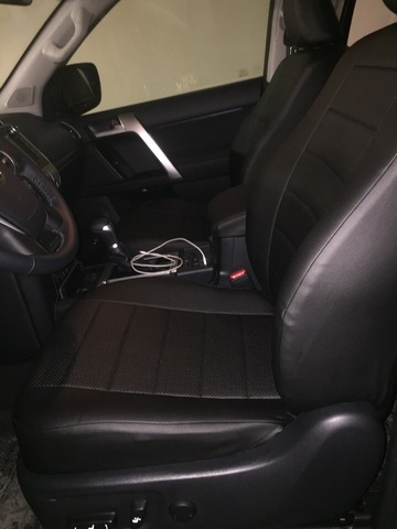 Чехлы Toyota Land Cruiser Prado 150 2017 - н.в. 5 мест Левый руль Автопилот