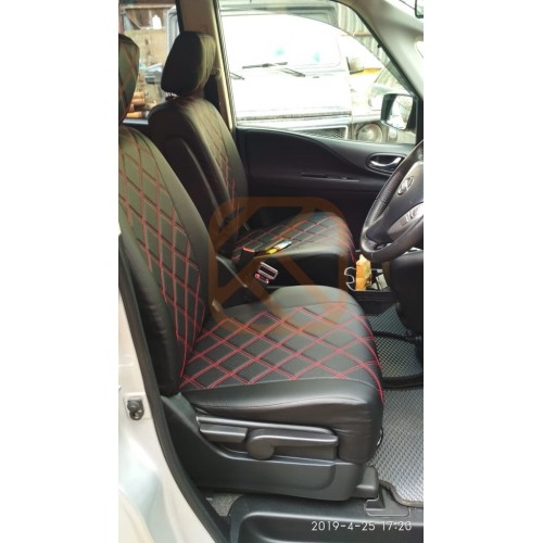 Чехлы Nissan Serena 26 2005-2016 на 3 ряда Автостиль