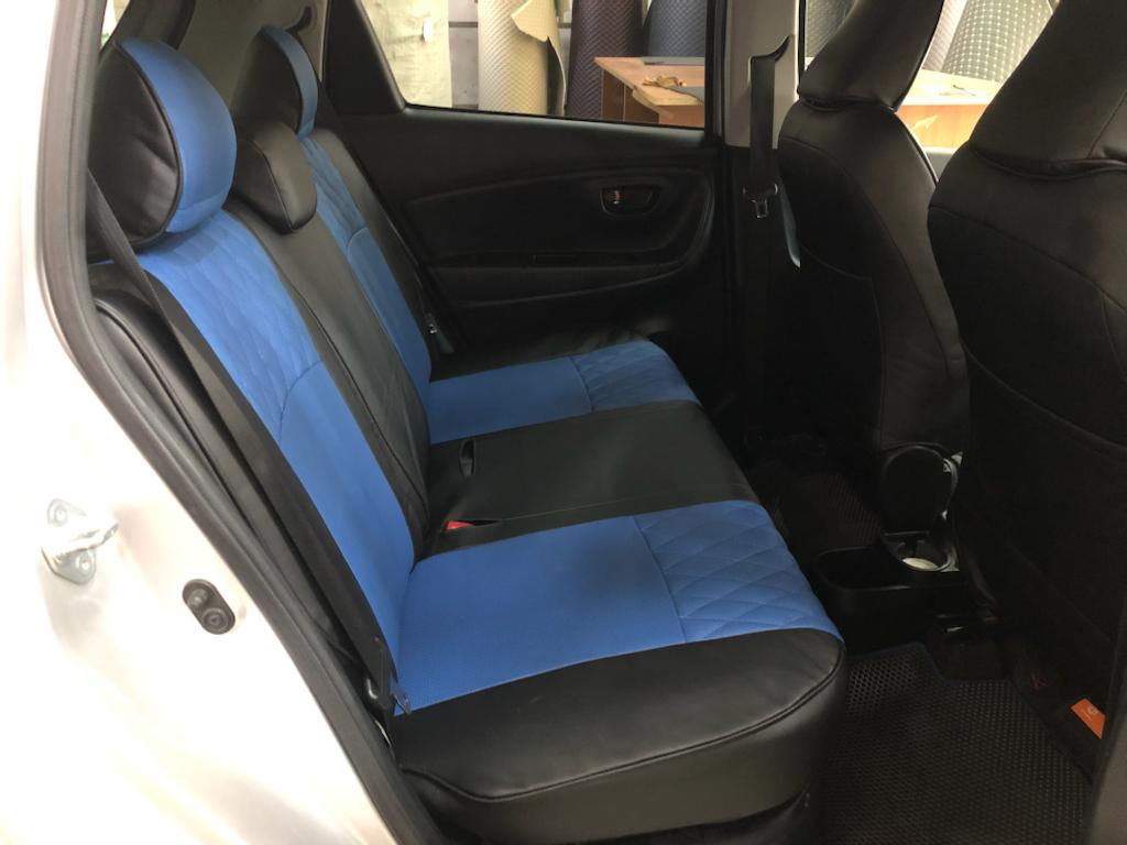 Чехлы из экокожи Toyota Vitz III 130 12.2010-03.2014 60/40  разд.подг. (Мод.471.0) Автокомфорт