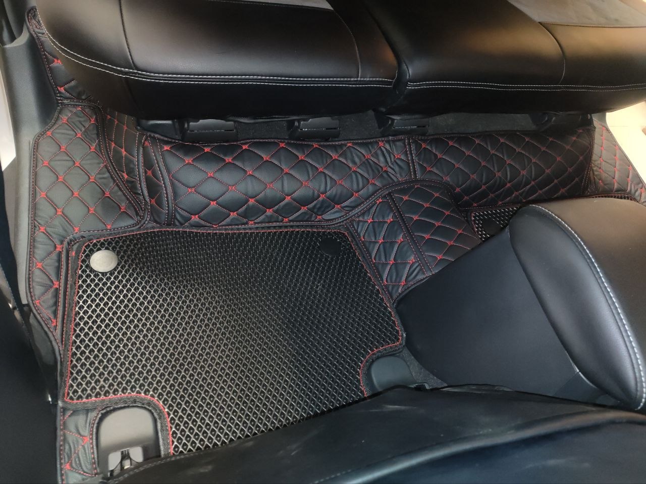 Кожаные коврики в салон 3D Mitsubishi Pajero Sport III 2016-