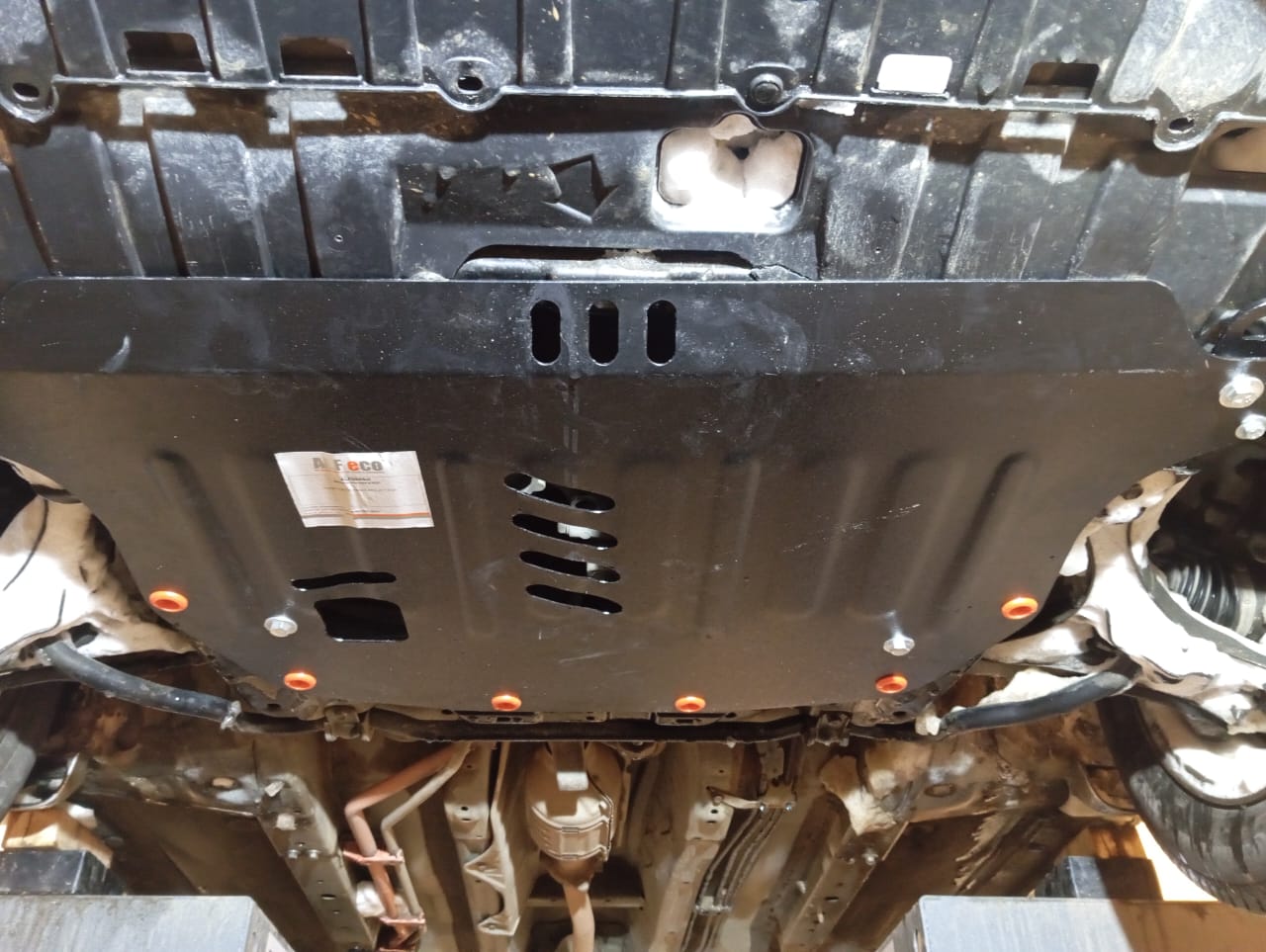 Защита картера и КПП Honda Civic VIII (sedan) 2006 - 2010  сталь 2мм