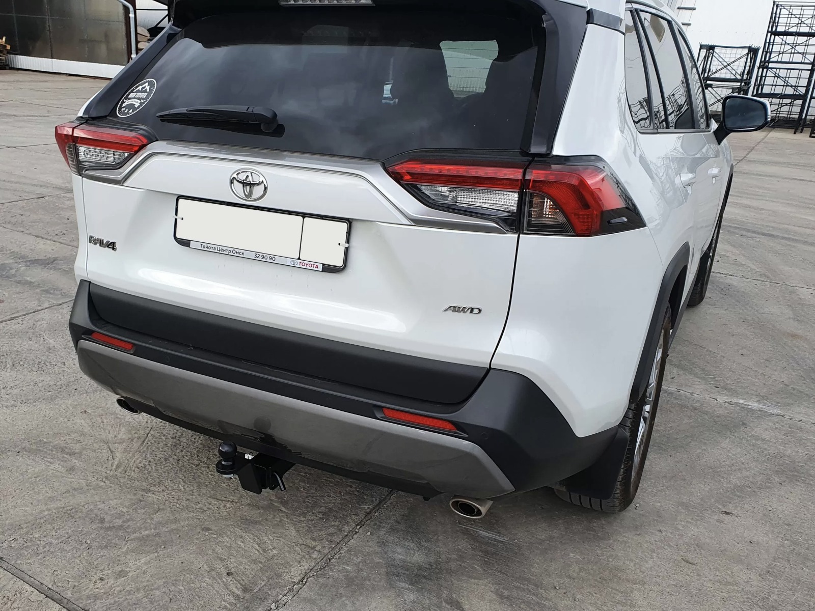 Фаркоп ТСУ Toyota RAV4 50 кузов (шар Е), год выпуска с 2019- ... (тип шара E) Уникар