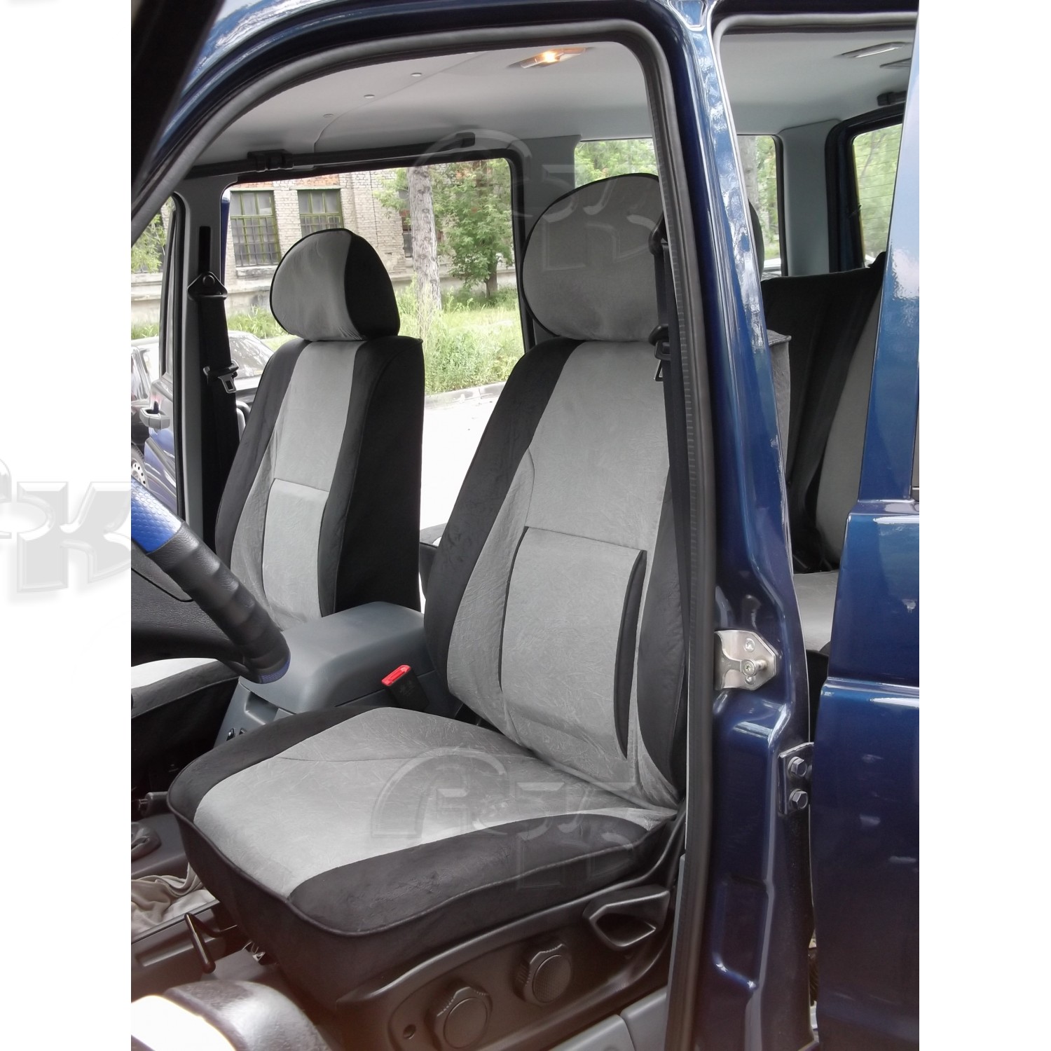 Чехлы из экокожи UAZ Патриот I (SsangYong Rexton) [3163] 08.2005-09.2014 кор.салон (Мод.276.0) Автокомфорт