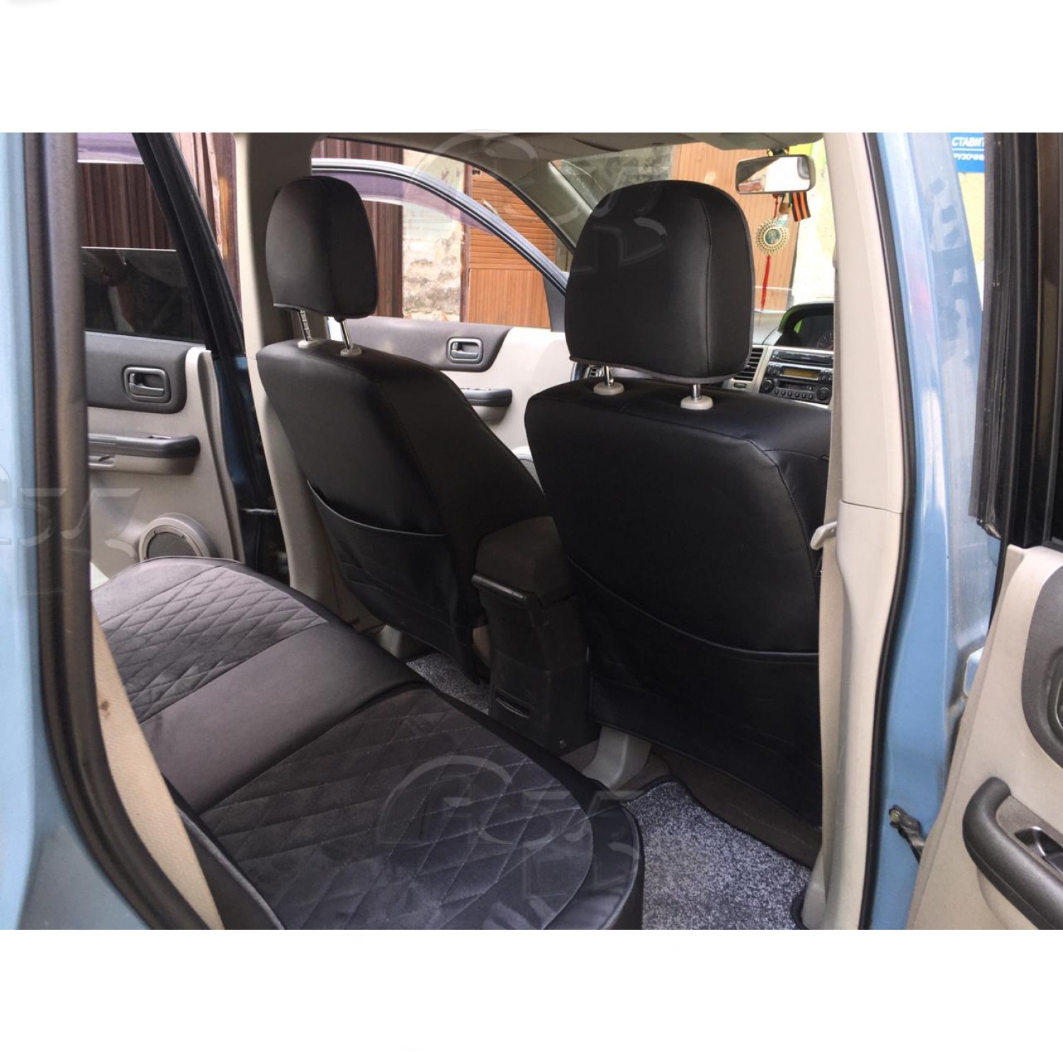 Чехлы из экокожи Nissan X-Trail I+r [T30] 10.2000-07.2007 EU (л.р.) (Мод.138.0) Автокомфорт