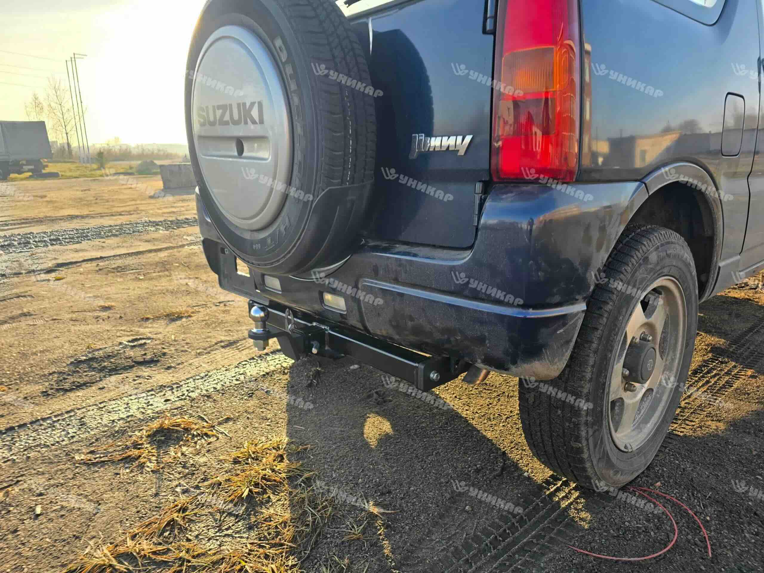 Фаркоп ТСУ Suzuki Jimny 1998-2018 тип Е (3 дверный) Уникар