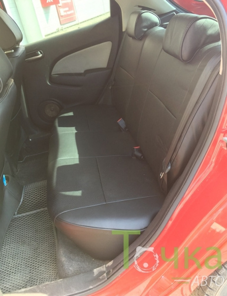 Чехлы из экокожи Mazda Demio (Mazda2) 2007-2014 (Мод.086.0) Автокомфорт