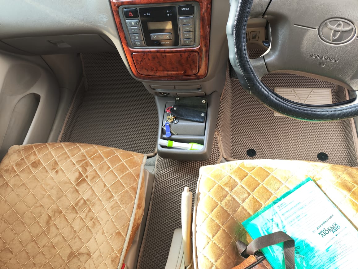 Коврики в салон EVA (3D только передние) Toyota Gaia \ Ipsum SXM 10 \ 15 1996-2002 (С ПЕРЕДНИМ ОРГАНАЙЗЕРОМ)