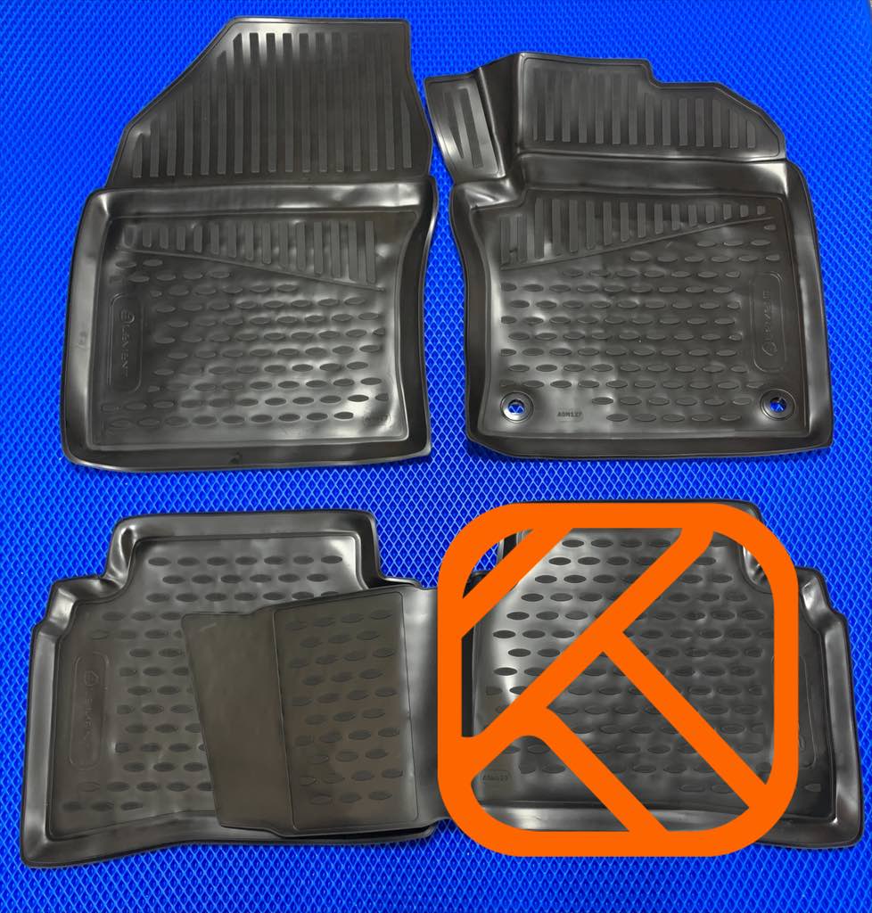 Коврики 3D в салон TOYOTA Prius 50 / 55 2015-> правый руль (полиуретан)
