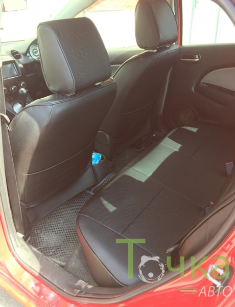 Чехлы из экокожи Mazda Demio (Mazda2) 2007-2014 (Мод.086.0) Автокомфорт