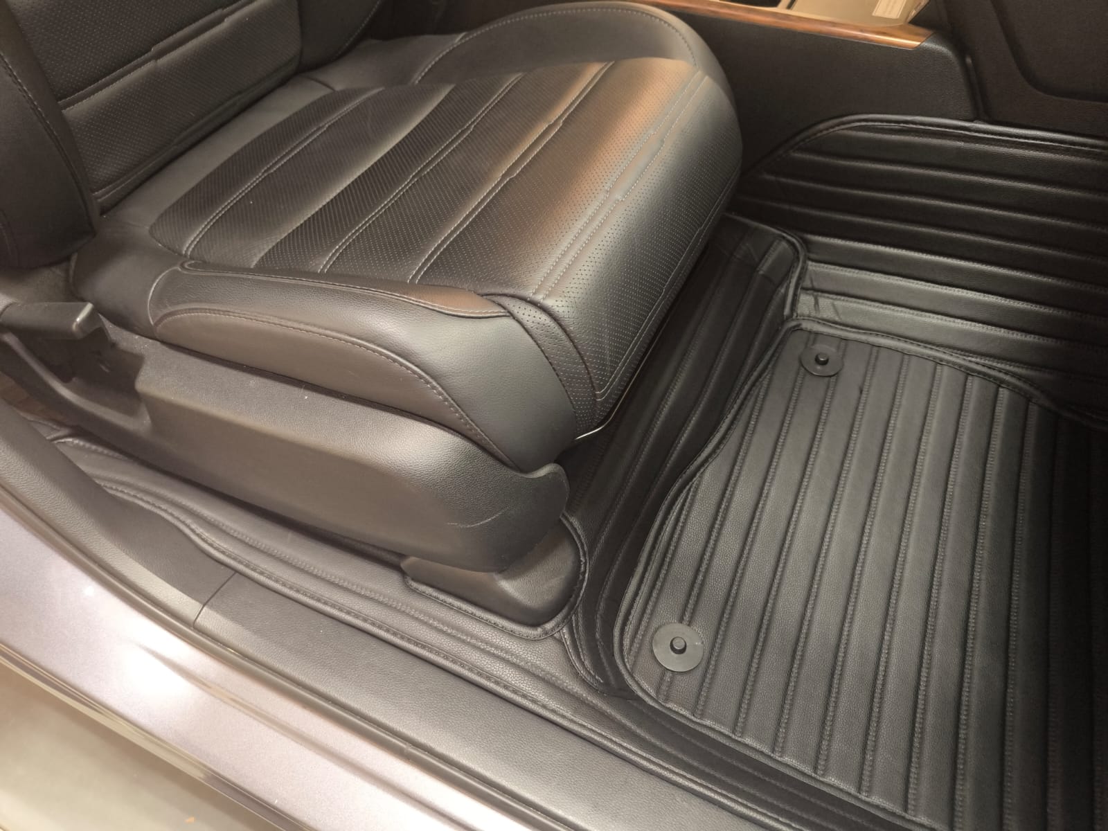 Кожаные коврики в салон 3D Honda CR-V (RW) 2016 - 2022 ( Левый руль 5 мест НЕ Гибрид)