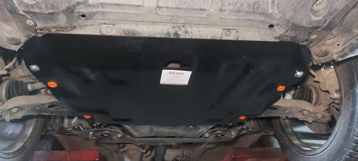 Защита картера и КПП Toyota Camry 50 / Lexus RX V-all 2009-2015 / ES 2012- / Highlander 2008-2020  / Changan Uni-K сталь 2мм