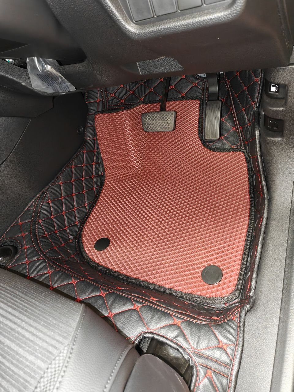 Кожаные коврики в салон 3D Honda WR-V 2023- DG5 правый руль НЕ гибрид 2WD