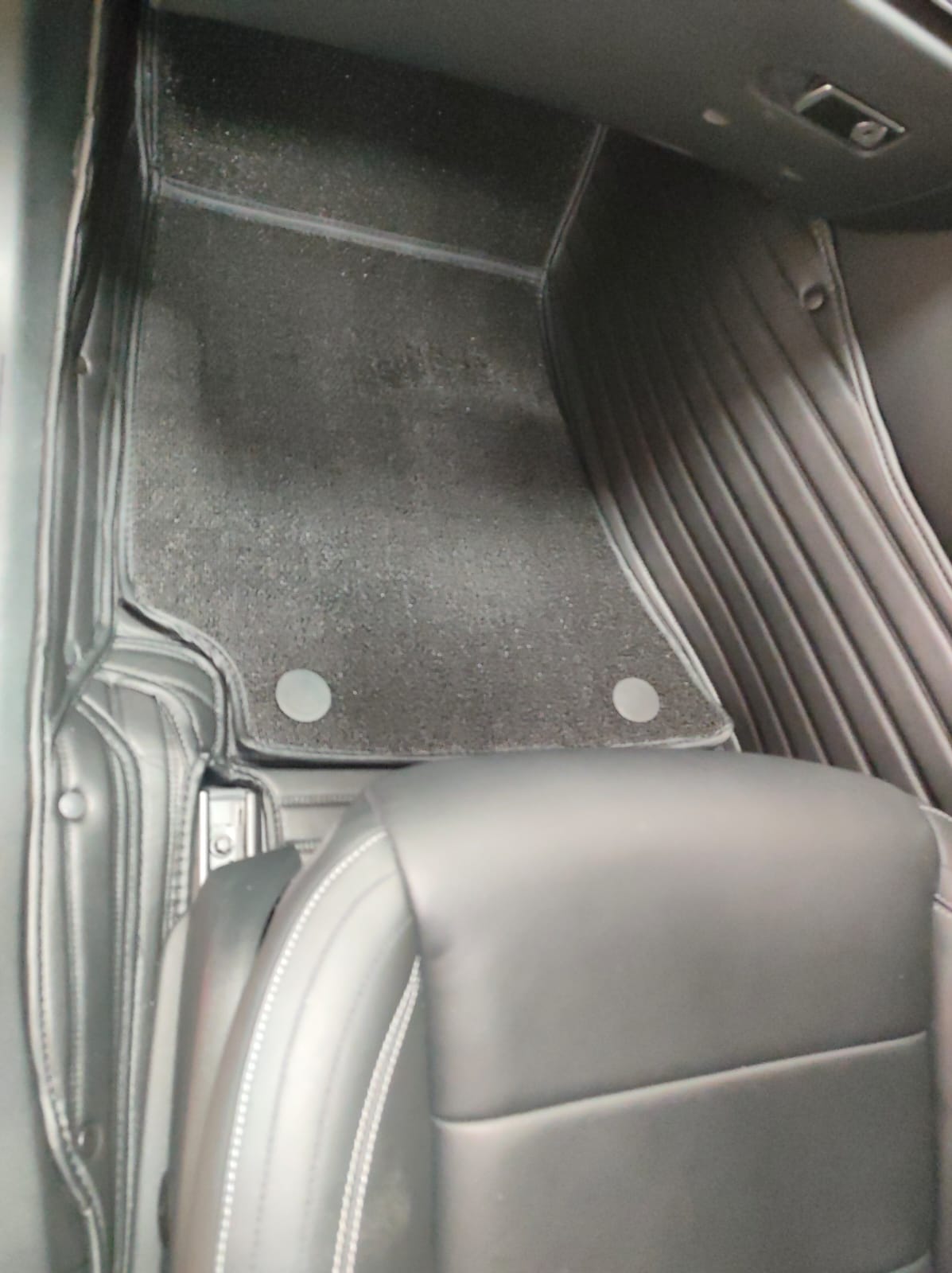 Коврики кожаные в салон 3D Mercedes E-class W213 2016-2024 Правый руль