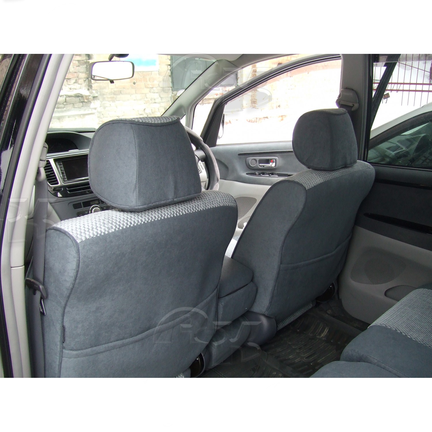 Чехлы из экокожи Toyota Nadia I+r [XN10] 08.1998-08.2003 6 мест (Мод.243.0) Автокомфорт